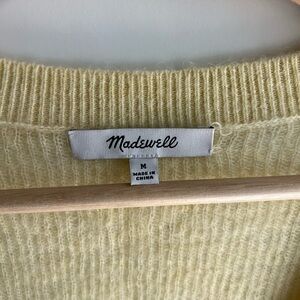 Madewell Women's Soft Yellow Sweater